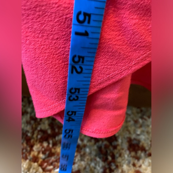 NWT Julia Jordan Knot Neck Tulip Hem Coral Dress SIZE 6 - Picture 14 of 14